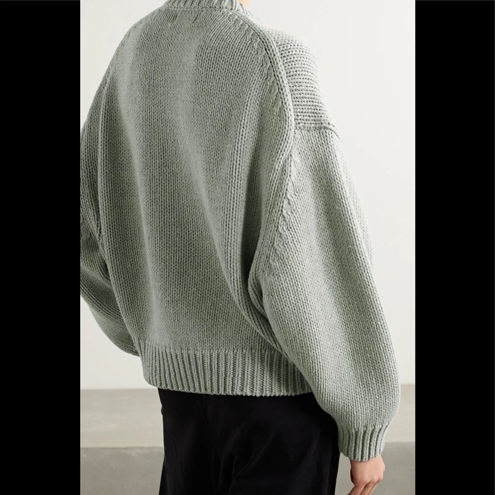 🦋 Bassike Oversized Chunky Knit Sweater - Picture 3 of 6